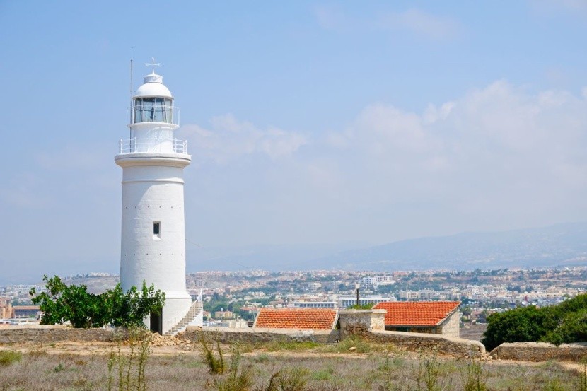 Latarnia morska w pobliżu Pafos