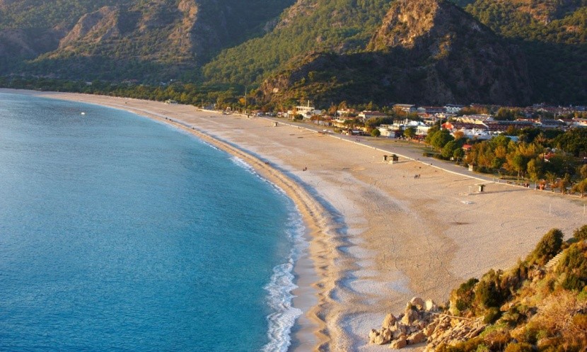 Szerokie plaże w Turcji