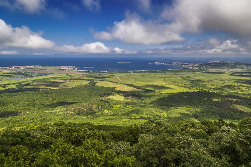 Panoráma a Bakarlaka kilátóból