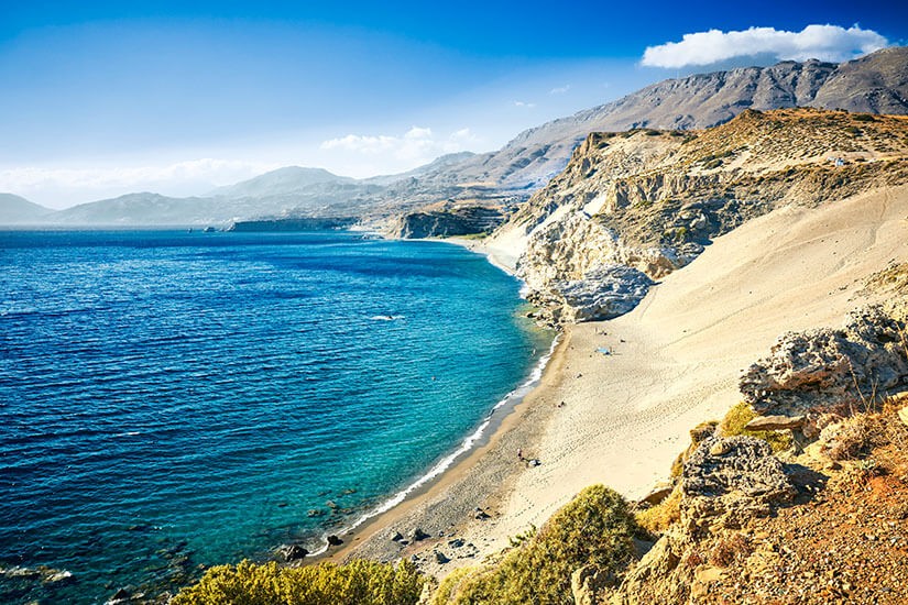 Homokdűne az Agios Pavlos beach-en