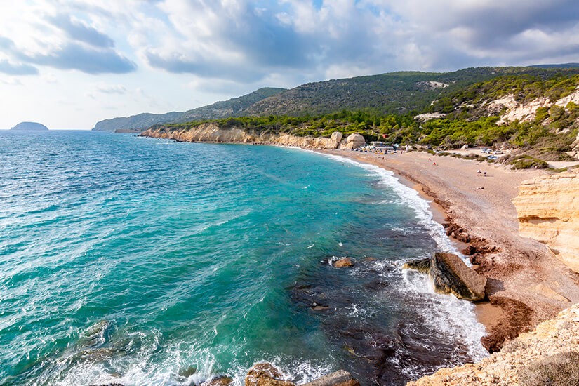 Relaxáció a Fourni Beach partján