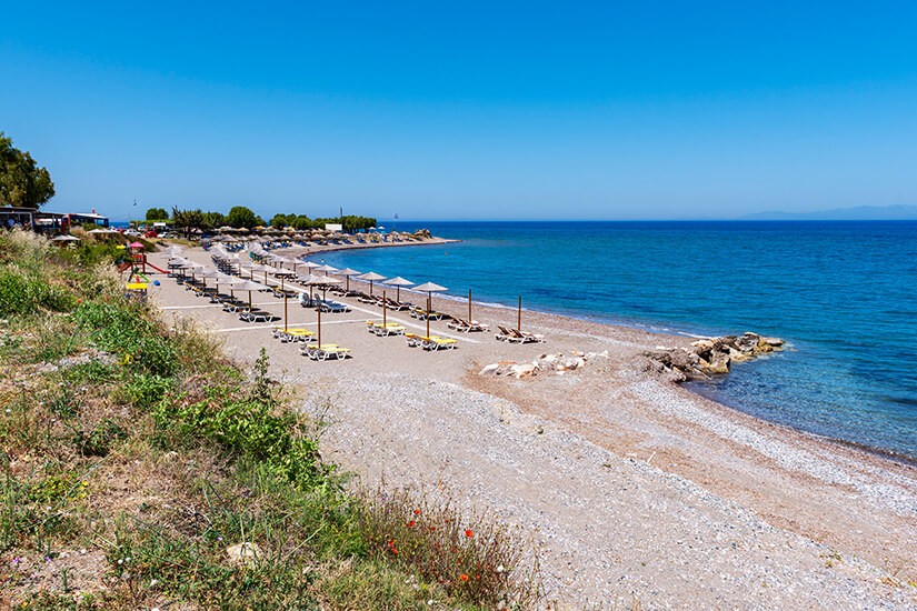 Kellemes időtöltés a Kamiros Beach-en