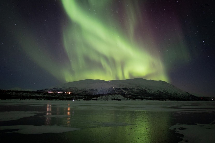 Aurora borealis v Abisku, Švédsko