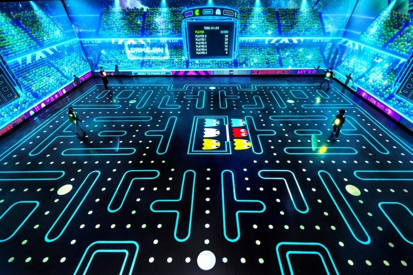 Pac Man bludiště v Dubaji