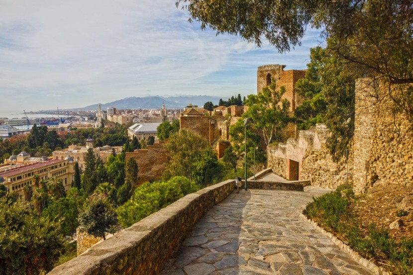 Zamek Gibralfaro - Malaga, Hiszpania