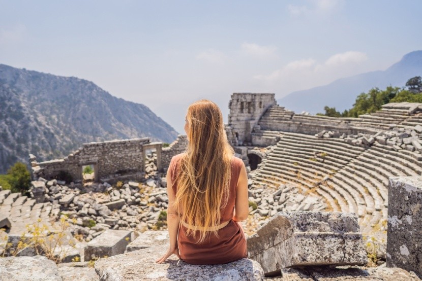 Amfiteátr v Termessos, Turecko