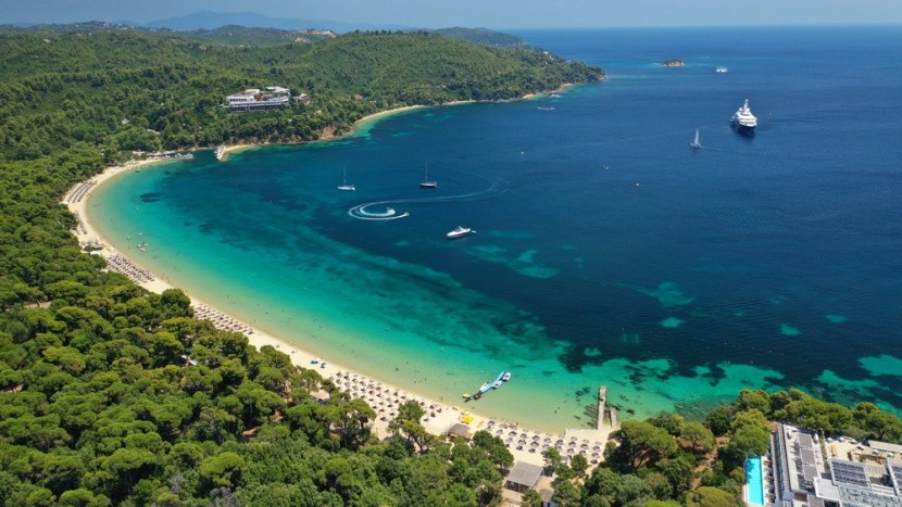 Pláž  Koukounaries, Skiathos