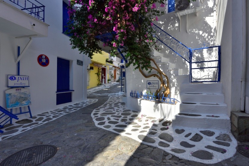 Zákoutí v Skiathos Town, Skiathos