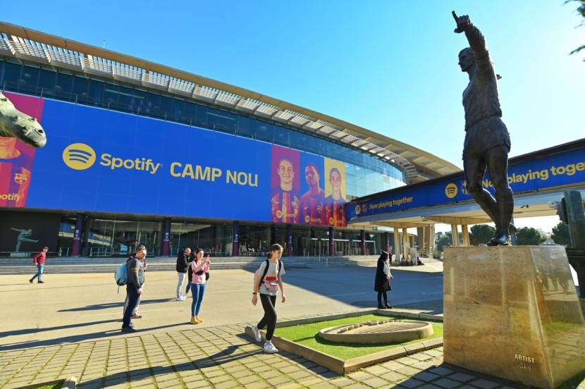 Camp Nou w Barcelonie