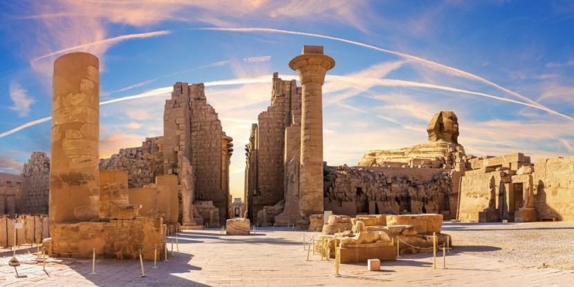 Karnacký chrám v Luxoru, Egypt