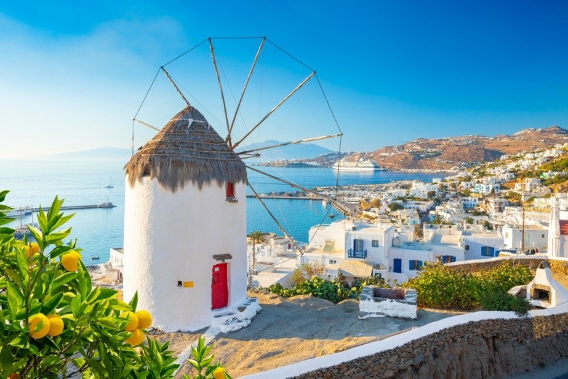 Větrné mlýny, Mykonos, Řecko