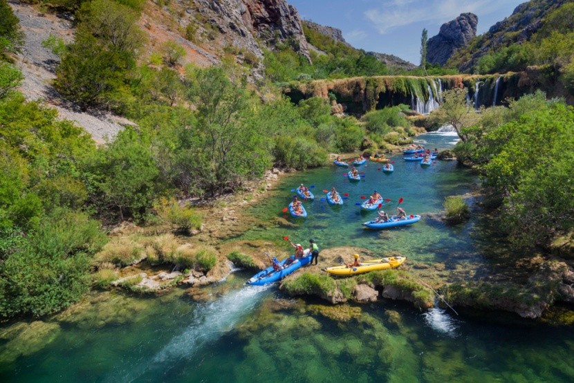 Rafting a Zrmanja folyón 