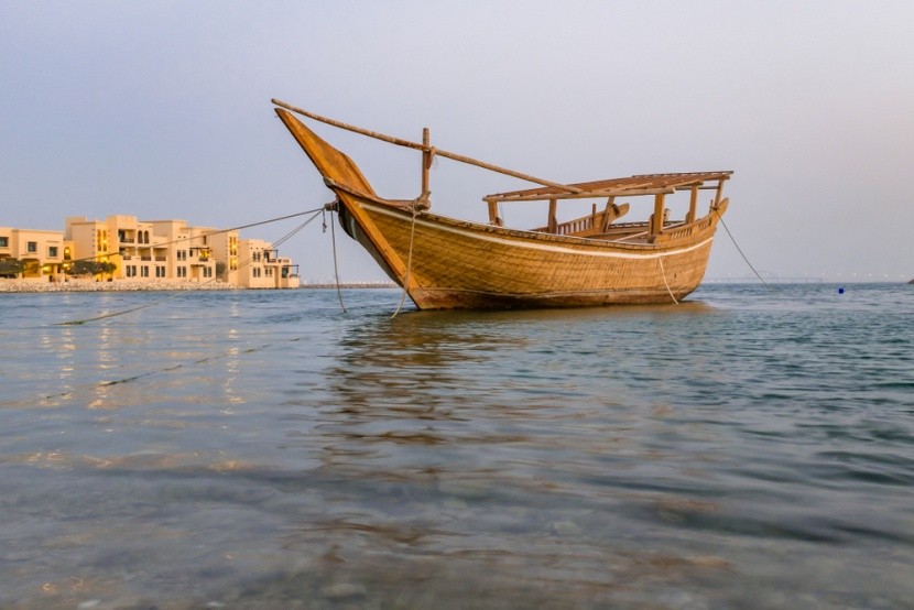 tradiční lodě dhows, Ras al-Khaimah