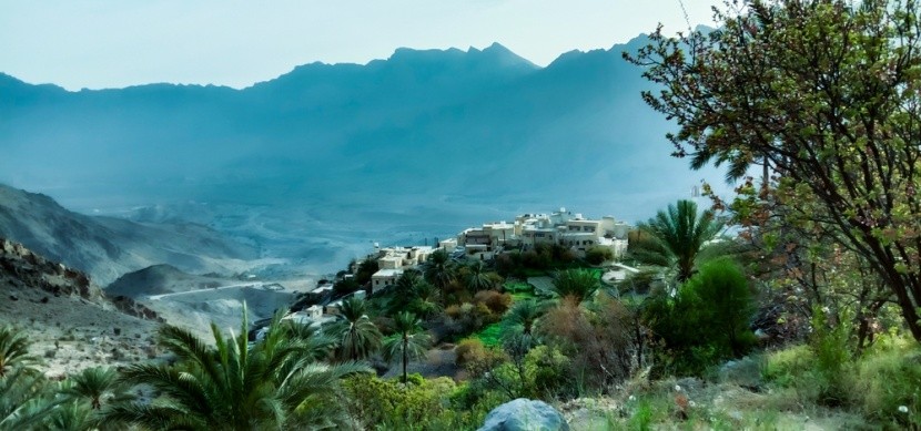 vesnice v Hajar mountains