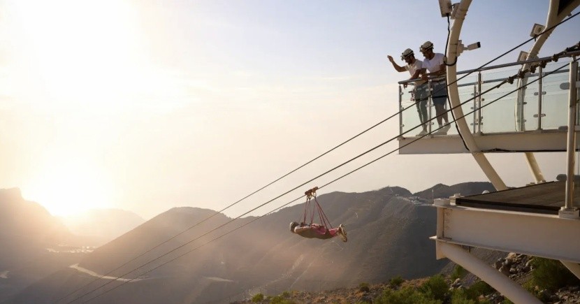 Zip line, Action Flight, RAK