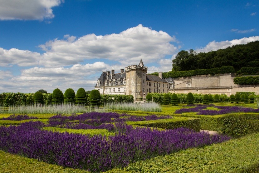 Château de Villandry, údolí Loiry, Francie