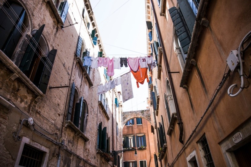 Suszące się pranie