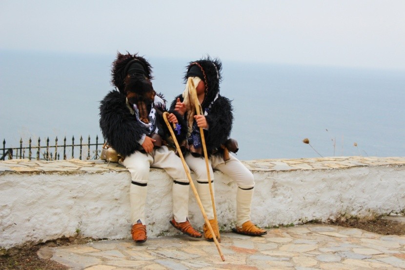 tradiční kozí festival, Skyros