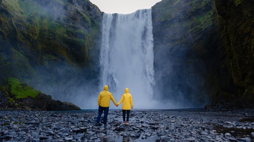 Vodopád Skogafoss, Island