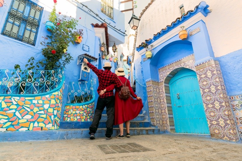 Modré město Chefchaouen, Maroko