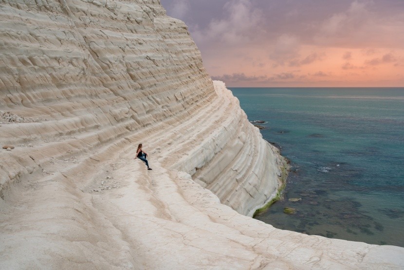 Scala dei Turchi, Agrigento, Sicílie