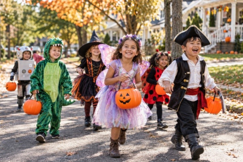 A népszerű halloween-i édességgyűjtés