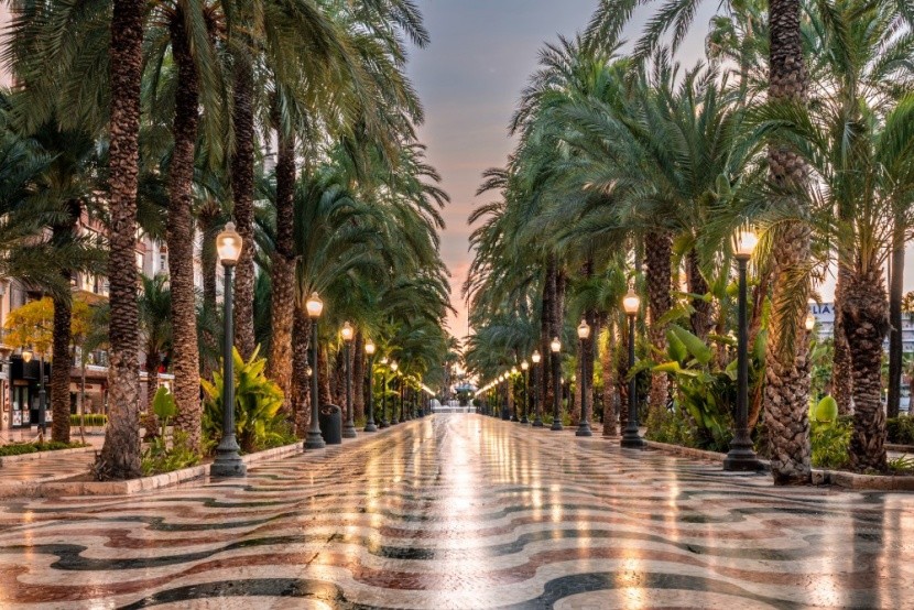 Alicante híres sétánya