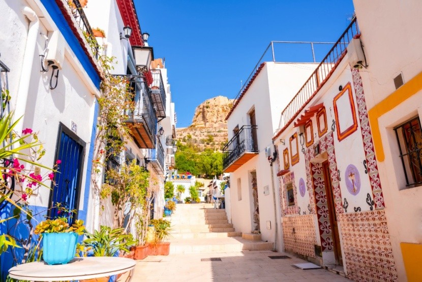 A színes Santa Cruz negyed