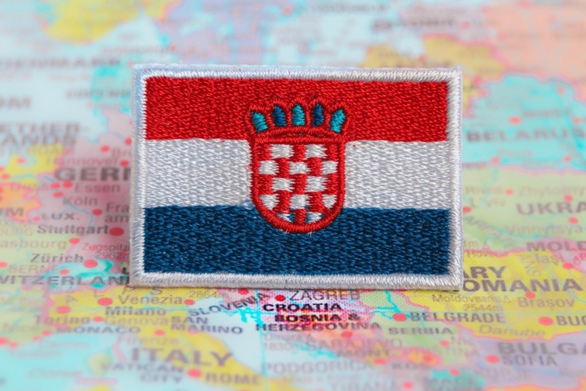 Rękodzieło - chorwacka flaga