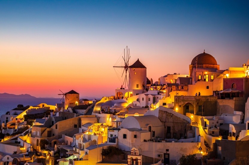 Oia, Santorini, Řecko