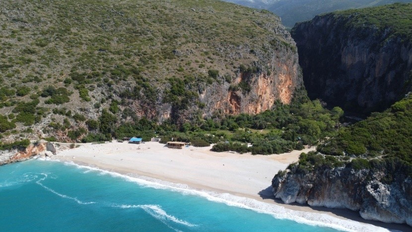 pláž Gjipe, Albánie