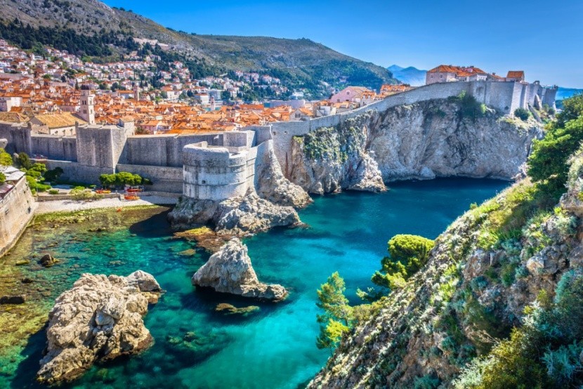 Dubrovnik híres városfala