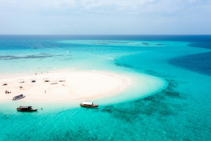 Vár a Kék-lagúna Zanzibáron