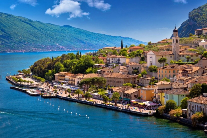 A mediterrán Garda-tó vidéke