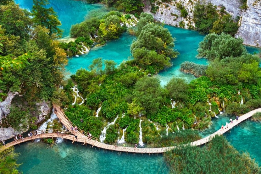 Plitvicei-tavak Nemzeti Park Horvátországban