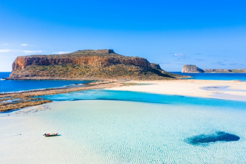 A Balos-lagúna színei Krétán