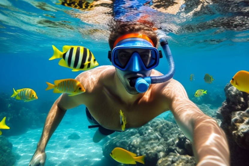 snorkelezés a Vörös-tengerben