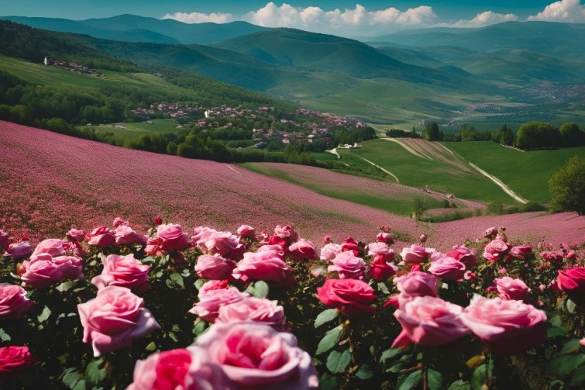 Rózsák völgye, Bulgária