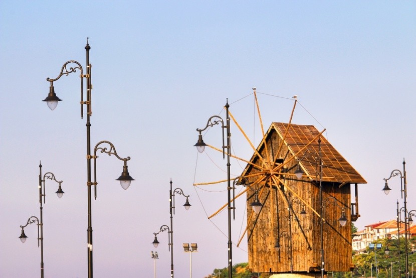 Wiatrak-młyn na Starym Mieście w Nessebarze