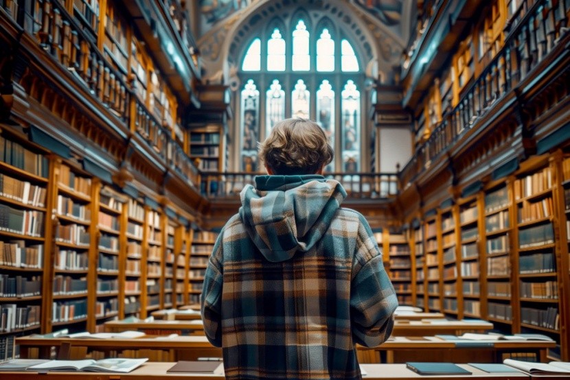 A híres Trinity College könyvtára