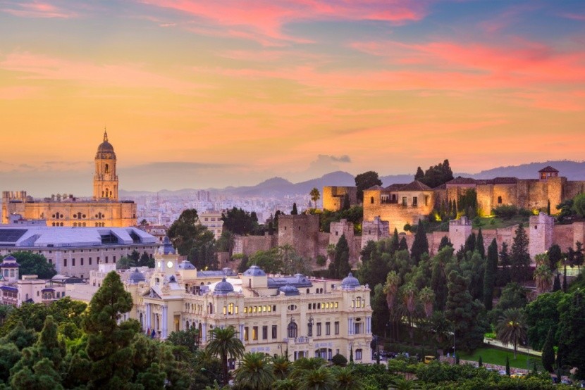 Malaga csodás látképe