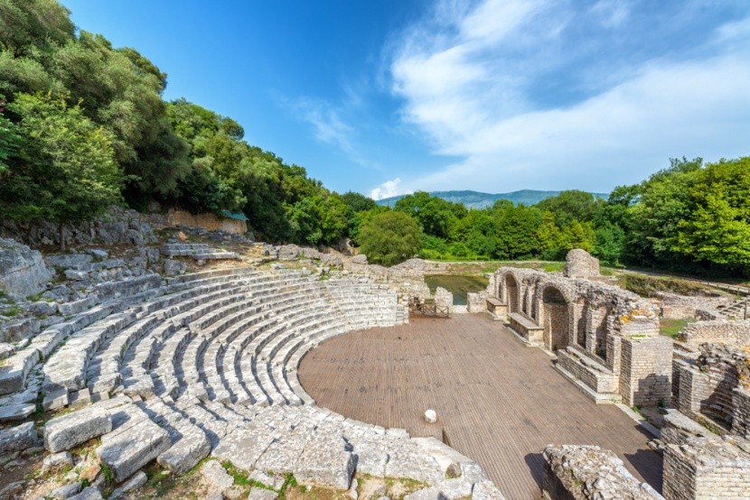 Butrint - widok na Amfiteatr