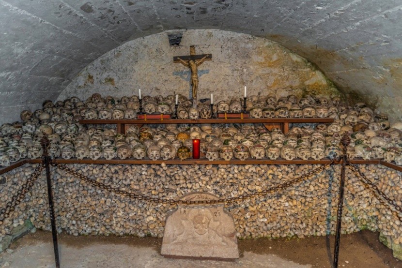 A híres Csontház Hallstattban