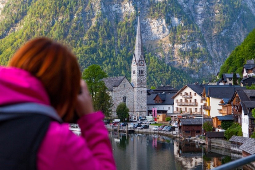 A híres hallstatti fotópont