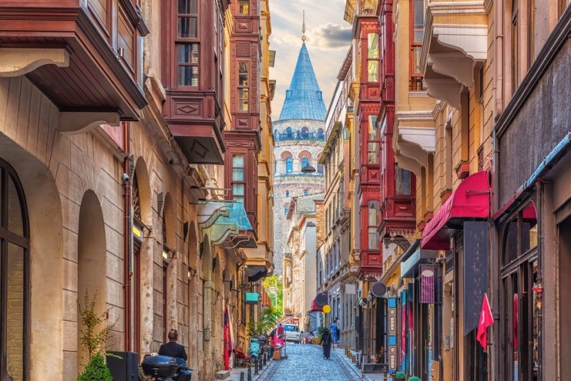 barevné uličky Istanbulu