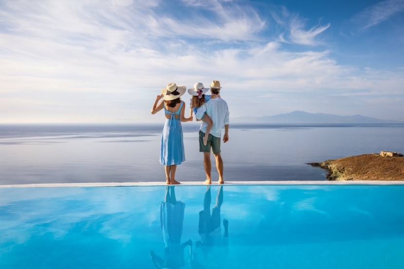 Rodinná dovolenka pri mori