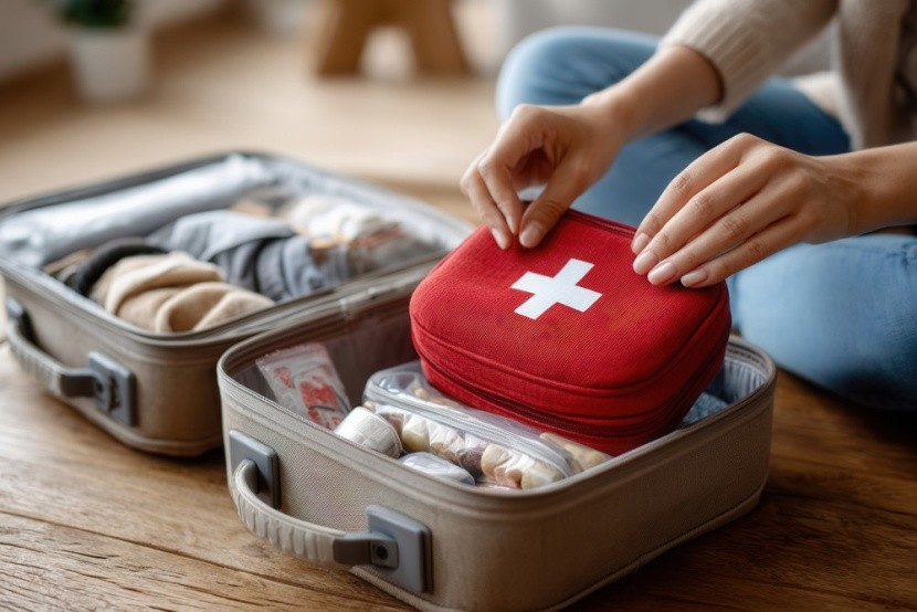 Útipatika a csomagban