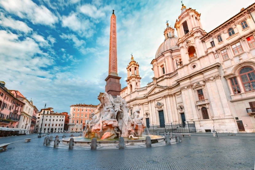 Fontanna Czterech Rzek na Piazza Navona