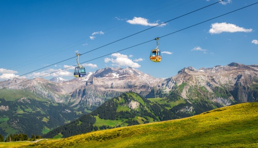 lanovka Lenk-Stoss-Leiterl, Bernské Alpy