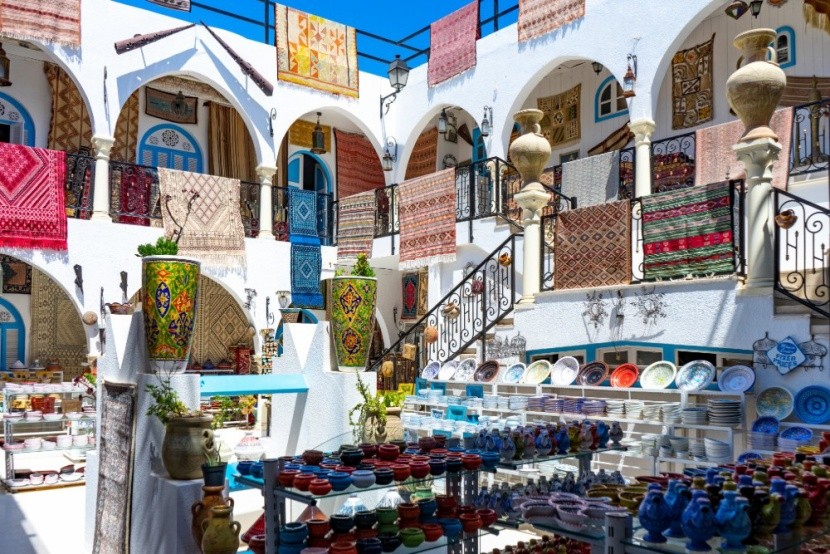 Houmt Souk nyüzsgő piaca